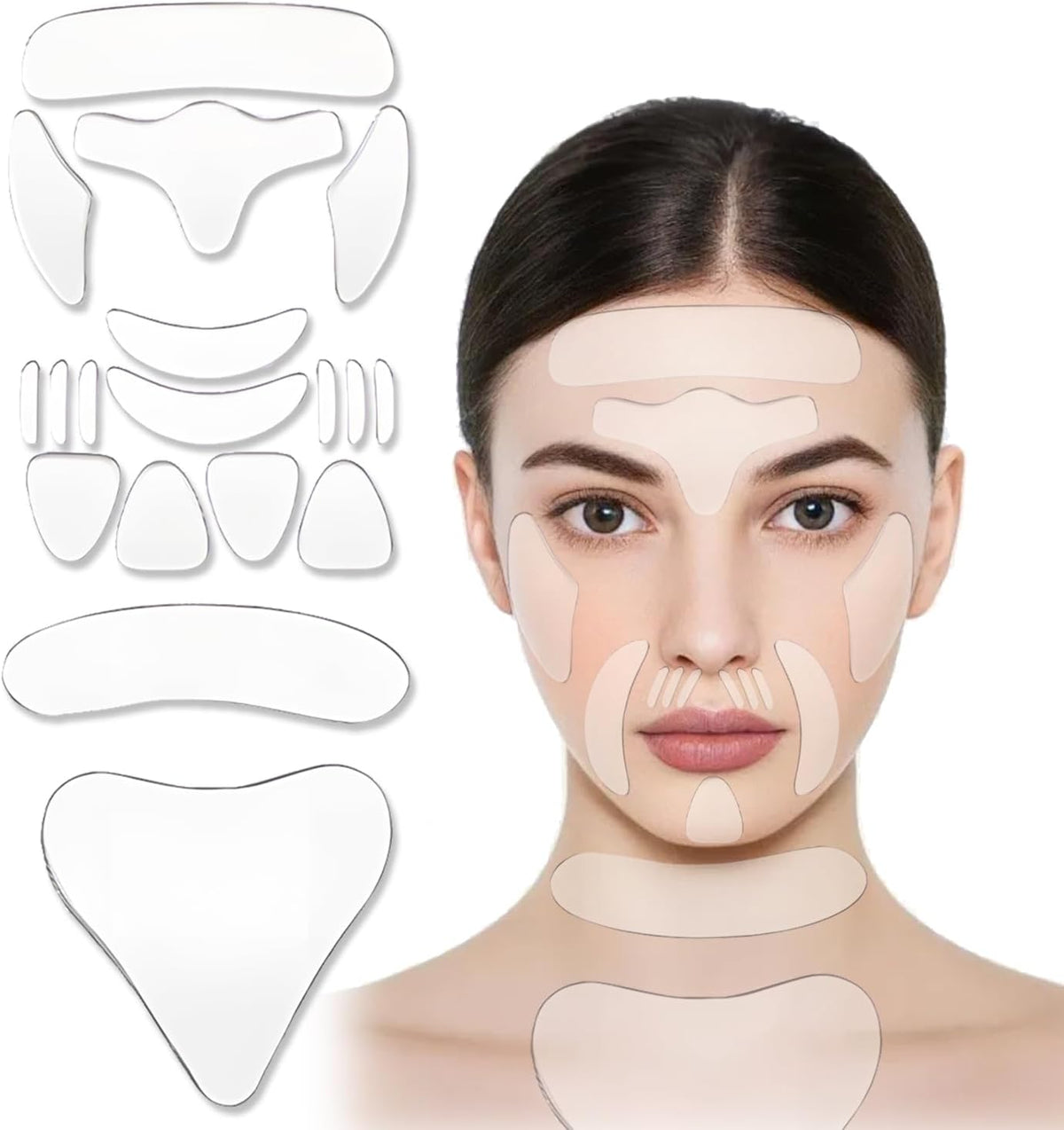 Anti Wrinkle Patches, 18 Pcs, Forehead Wrinkle Patches